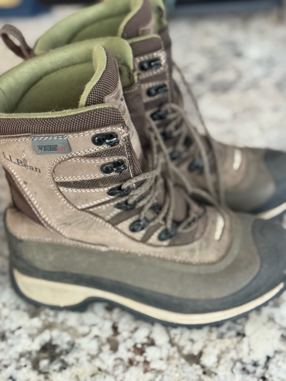 L.L. Bean Olive Green Women's Insulated Boot